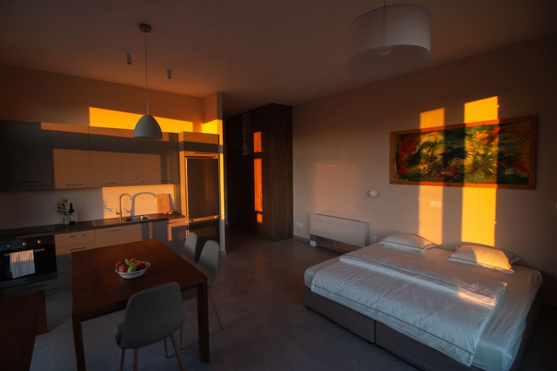 Feather Kitchen and Inside